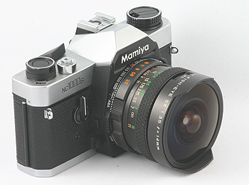 Silver Mamiya NC1000 camera